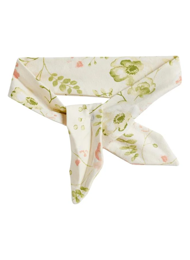 Dirkje Pack of 3 - Floral Print Cotton Top, Leggings and Headband